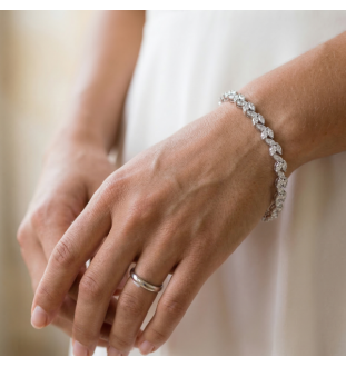 Polsera ampla plata llei...