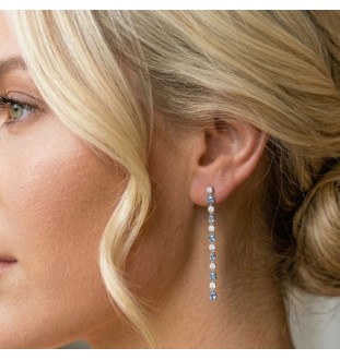 Pendientes plata ley con...