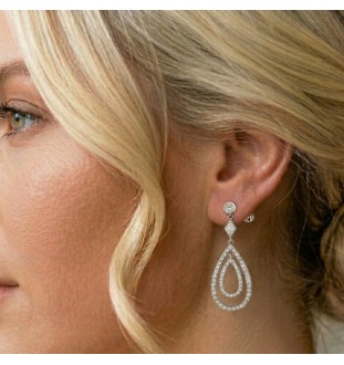 Pendientes plata de ley y...