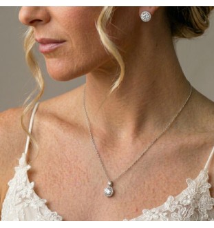 Collar plata ley con...