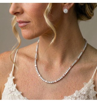 Collar plata ley con...