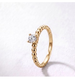 Anillo de compromiso oro 18kts y diamantes 0.25ct 90150