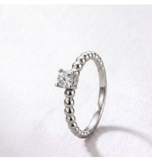 Anillo de compromiso oro 18kts y diamantes 0.25ct 90150