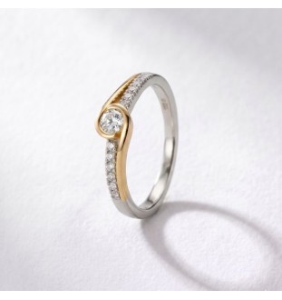 Anillo de compromiso oro...