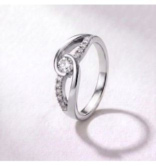 Anillo de compromiso oro...