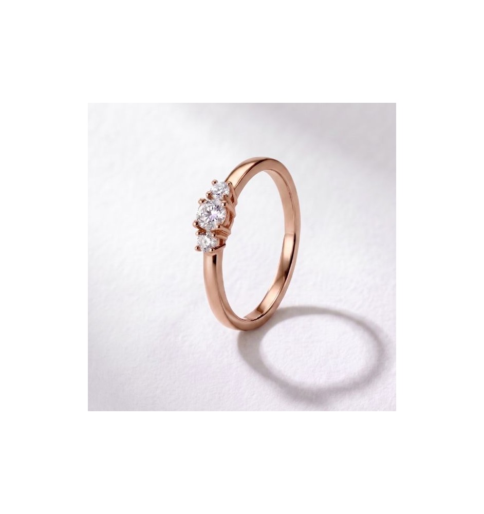 Anillo de compromiso oro 18kts y diamantes 0.25ct 64150