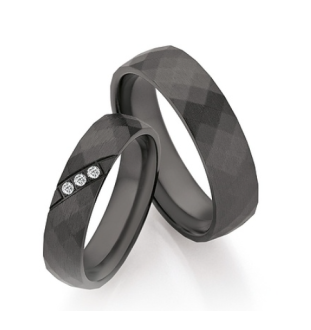 Alianza de boda en zirconio...