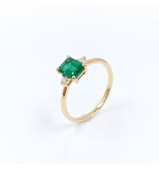 Anillo oro amarillo 18kts...
