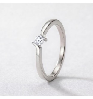 Anillo de compromiso en oro...