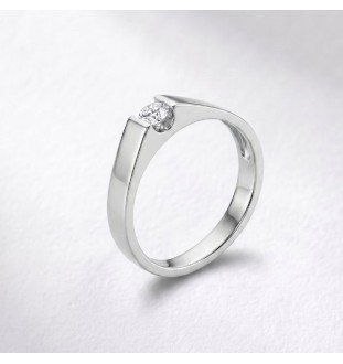 Anillo de compromiso en oro...