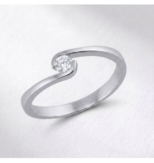 Anillo de compromiso en oro...