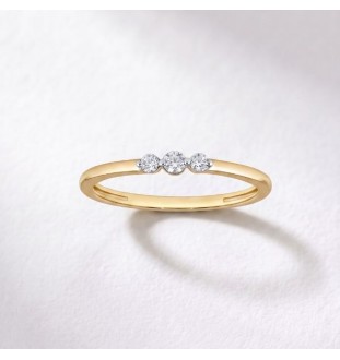 Anillo de compromiso en oro...