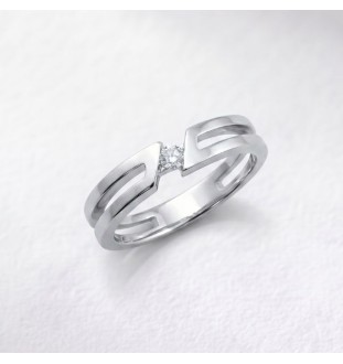 Anillo de compromiso en oro...