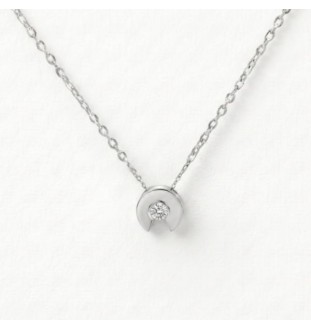 Colgante oro blanco con...