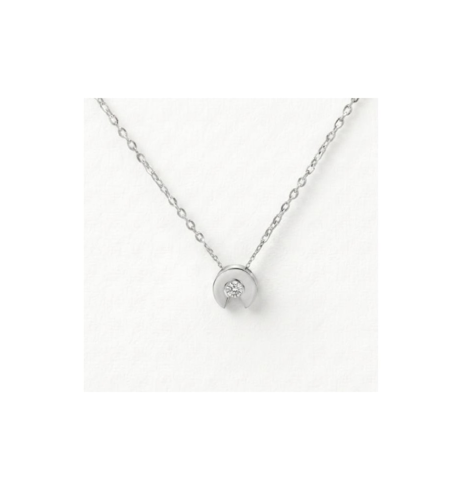 Colgante oro blanco con diamante 1974/1BB