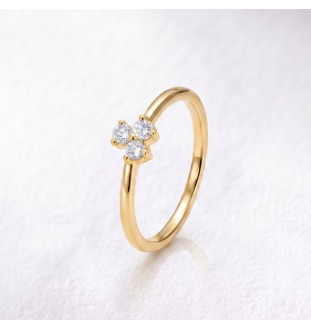 Anillo de compromiso oro...