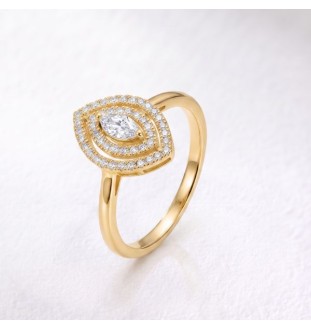 Anillo de compromiso oro...