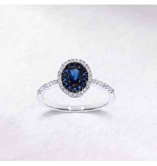 Anillo de compromiso oro...