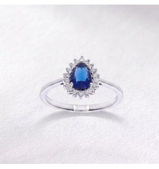 Anillo de compromiso oro,...