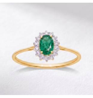 Anillo de compromiso en oro...