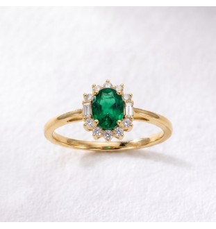 Anillo de compromiso en oro...