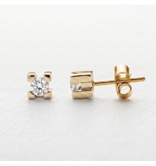Pendientes solitario 4...