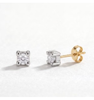 Pendientes solitario 4...