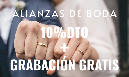 Descubre nuestra promoción alianzas de boda Descubre nuestra promoción alianzas de boda
