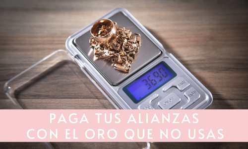 Paga tus alianzas de boda con oro que ya no usas: te descontamos su valor Paga tus alianzas de boda con oro que ya no usas: te descontamos su valor